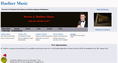 Desktop Screenshot of haefnermusic.com